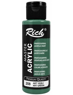 PINTURA ACRÍLICA MATE ART GREEN Nº208 120ml (Rich)