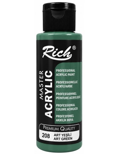 PINTURA ACRÍLICA MATE ART GREEN Nº208 120ml (Rich)