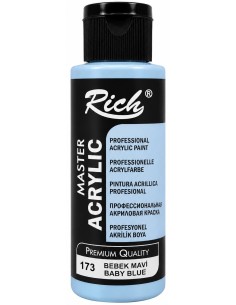 PINTURA ACRÍLICA MATE BABY BLUE Nº173 120ml (Rich)