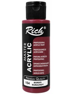 PINTURA ACRÍLICA MATE BURGUNDY Nº154 120ml (Rich)