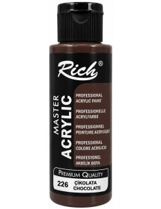 PINTURA ACRÍLICA MATE CHOCOLATE Nº226 120ml (Rich)