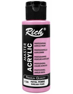 PINTURA ACRÍLICA MATE DREAM PINK Nº136 120ml (Rich)
