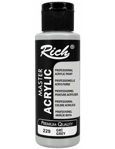 PINTURA ACRÍLICA MATE GREY Nº229 120ml (Rich)