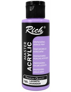PINTURA ACRÍLICA MATE LAVANDA Nº165 120ml (Rich)