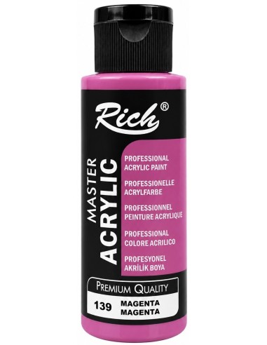 PINTURA ACRÍLICA MATE MAGENTA Nº139 120ml (Rich)