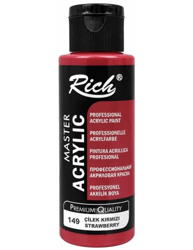 PINTURA ACRÍLICA MATE STRAWBERRY Nº149 120ml (Rich)