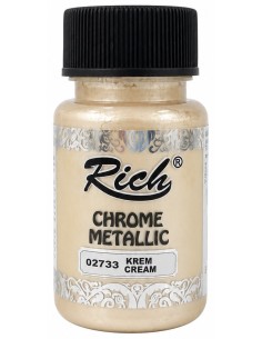 PINTURA CHROME METALLIC CREAM 02733 50ml (Rich)