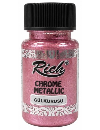 PINTURA CHROME METALLIC ORO ROSA 01971 50ml (Rich)