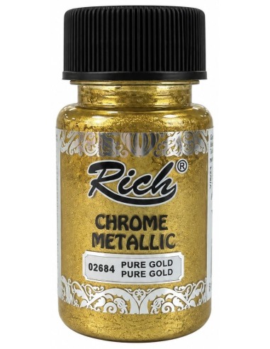 PINTURA CHROME METALLIC PURE GOLD 02684 50ml (Rich)