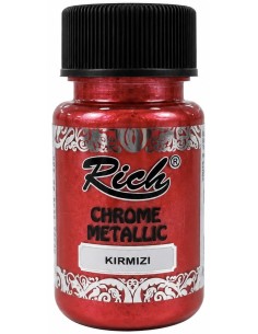 PINTURA CHROME METALLIC ROJO 02700 50ml (Rich)
