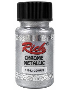 PINTURA CHROME METALLIC SILVER 01942 50ml (Rich)