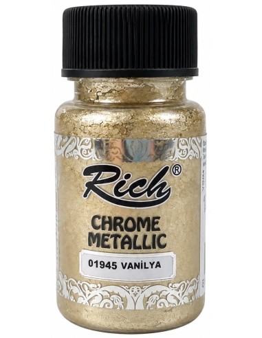 PINTURA CHROME METALLIC VAINILLA 01945 50ml (Rich)