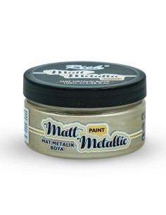 PINTURA MATE METÁLICA CHAMPAGNE 100ml ref.11335 FOAM (Rich)