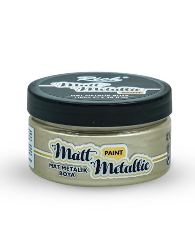 PINTURA MATE METÁLICA CHAMPAGNE 100ml ref.11335 FOAM (Rich)