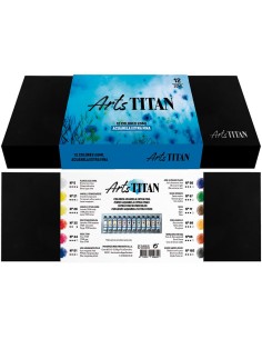 SET 12 ACUARELAS EXTRA FINA 20ml Arts Titán