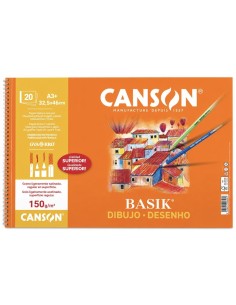 BLOC DIBUJO BASIK A3 20 HOJAS 150 grs/m2