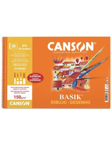 BLOC DIBUJO BASIK A3 20 HOJAS 150 grs/m2