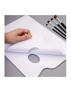 PALETA PAPEL DESECHABLE 50 HOJAS 90gr/m2 30.5x23 Artis decor