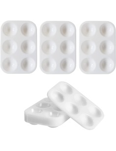 PALETA PLÁSTICO RECTANGULAR 6 POCILLOS ARTIS