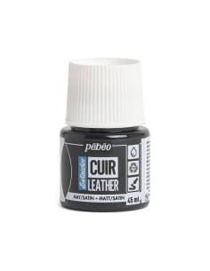 PINTURA CUERO SETACOLOR NEGRO 45ml (Pebeo)