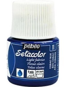 PINTURA TELA SETACOLOR AZUL COBALTO Nº11 TELAS CLARAS 45ml