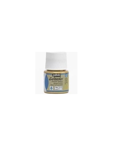 PINTURA TELA SETACOLOR GLITTER DORADO Nº208 45ml