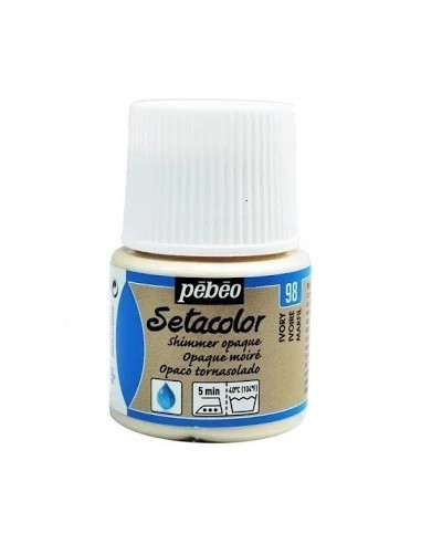 PINTURA TELA SETACOLOR METALIZADO MARFIL Nº98 45ml