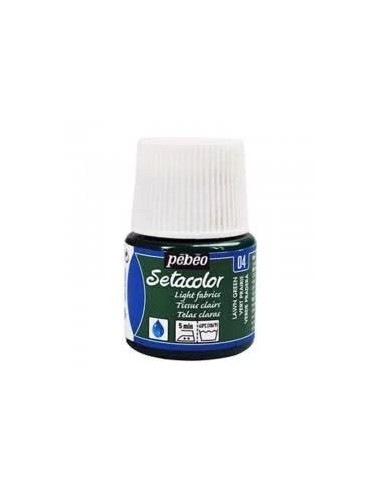 PINTURA TELA SETACOLOR VERDE PRADERA Nº04 TELAS CLARAS 45ml