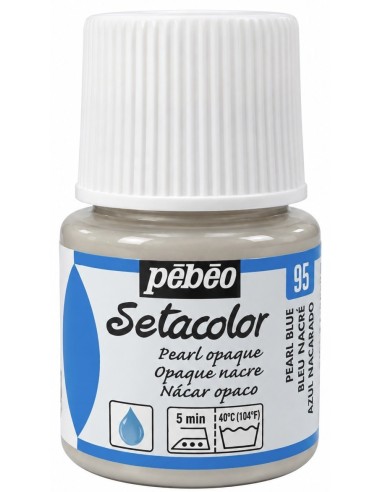 PINTURA TELA SETACOLOR AZUL NACARADO Nº95 45ml