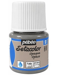 PINTURA TELA SETACOLOR OPACO GRIS Nº91 45ml