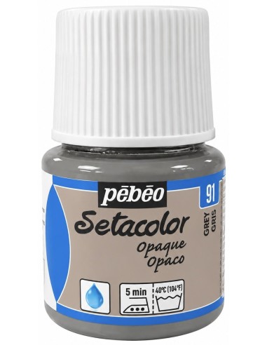PINTURA TELA SETACOLOR OPACO GRIS Nº91 45ml