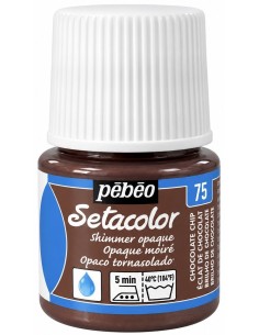 PINTURA TELA SETACOLOR TORNASOLADO POLVO DE CHOCOLATE  Nº75 45ml
