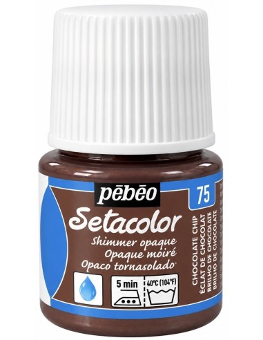PINTURA TELA SETACOLOR TORNASOLADO POLVO DE CHOCOLATE  Nº75 45ml