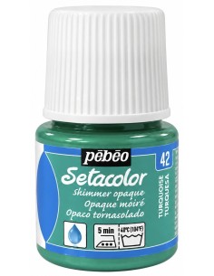 PINTURA TELA SETACOLOR TORNASOLADO TURQUESA Nº42 45ml