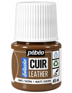 PINTURA CUERO SETACOLOR MARRÓN 45ml (Pebeo)