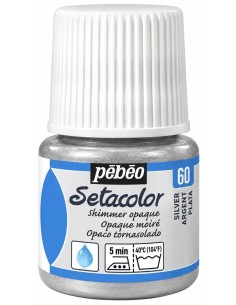 PINTURA TELA SETACOLOR PLATA Nº60 45ml