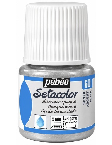 PINTURA TELA SETACOLOR PLATA Nº60 45ml