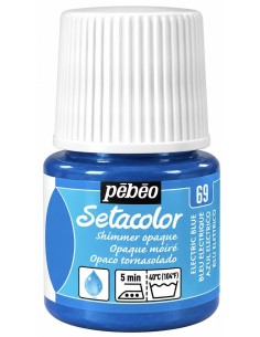 PINTURA TELA SETACOLOR TORNASOLADO AZUL ELÉCTRICO Nº69 45ml