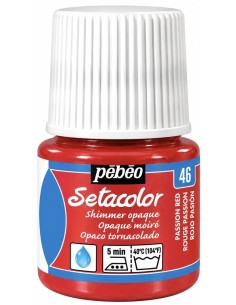 PINTURA TELA SETACOLOR TORNASOLADO ROJO PASIÓN nº46 45ml