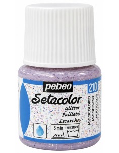 PINTURA TELA SETACOLOR GLITTER MULTICOLOR Nº210 45ml