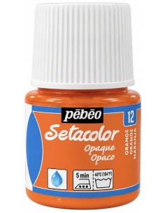 PINTURA TELA SETACOLOR OPACO NARANJA Nº12 45ml