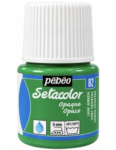 PINTURA TELA SETACOLOR OPACO VERDE VEGETAL Nº82 45ml