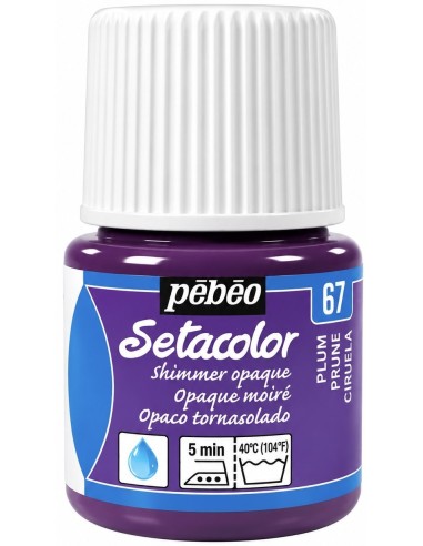 PINTURA TELA SETACOLOR TORNASOLADO CIRUELA Nº67 45ml