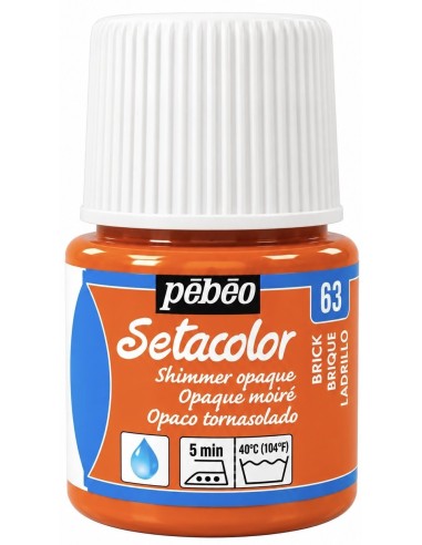 PINTURA TELA SETACOLOR TORNASOLADO LADRILLO Nº63 45ml