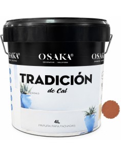 REVESTIMIENTO A LA CAL TRADICIÓN TEJA Nº6  4lt (Osaka)