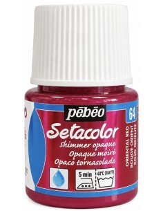 PINTURA TELA SETACOLOR TORNASOLADO ROJO ORIENTE Nº64 45ml