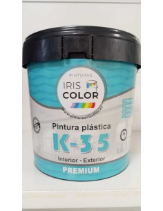 PINTURA PLÁSTICA MATE  K-35  4lt (Iris Color)