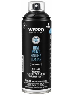 SPRAY LLANTAS NEGRO MATE 400ml (Montana)