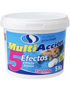 CLORO TABLETAS 5 EFECTOS 5KG PLAINSUR