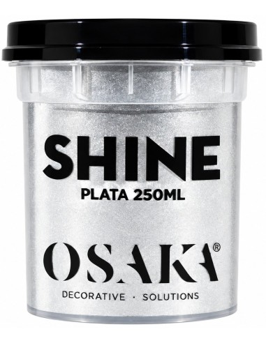 ADITIVO GLITTER PLATA SHINE 250ml  OSAKA
